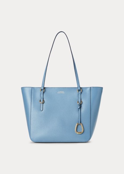 Bolsa de compras Ralph Lauren Mujer Azules - Saffiano Medium - RNMZO9468